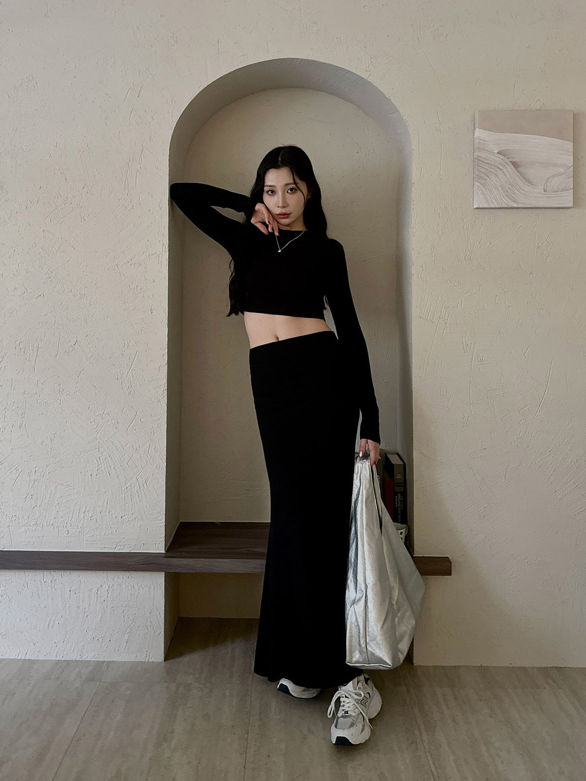 曲線魚尾裙套裝