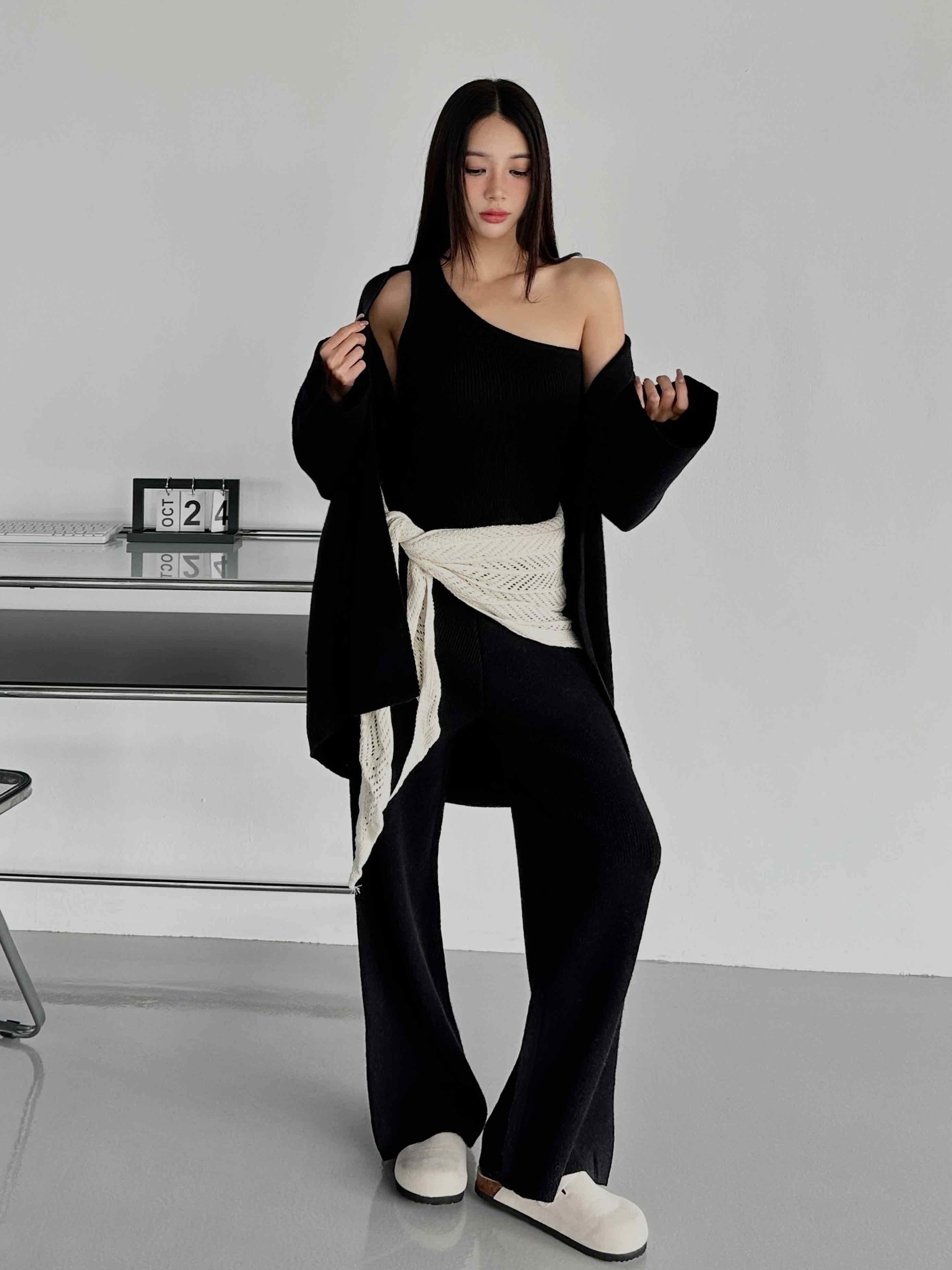 柔感針織三件套裝