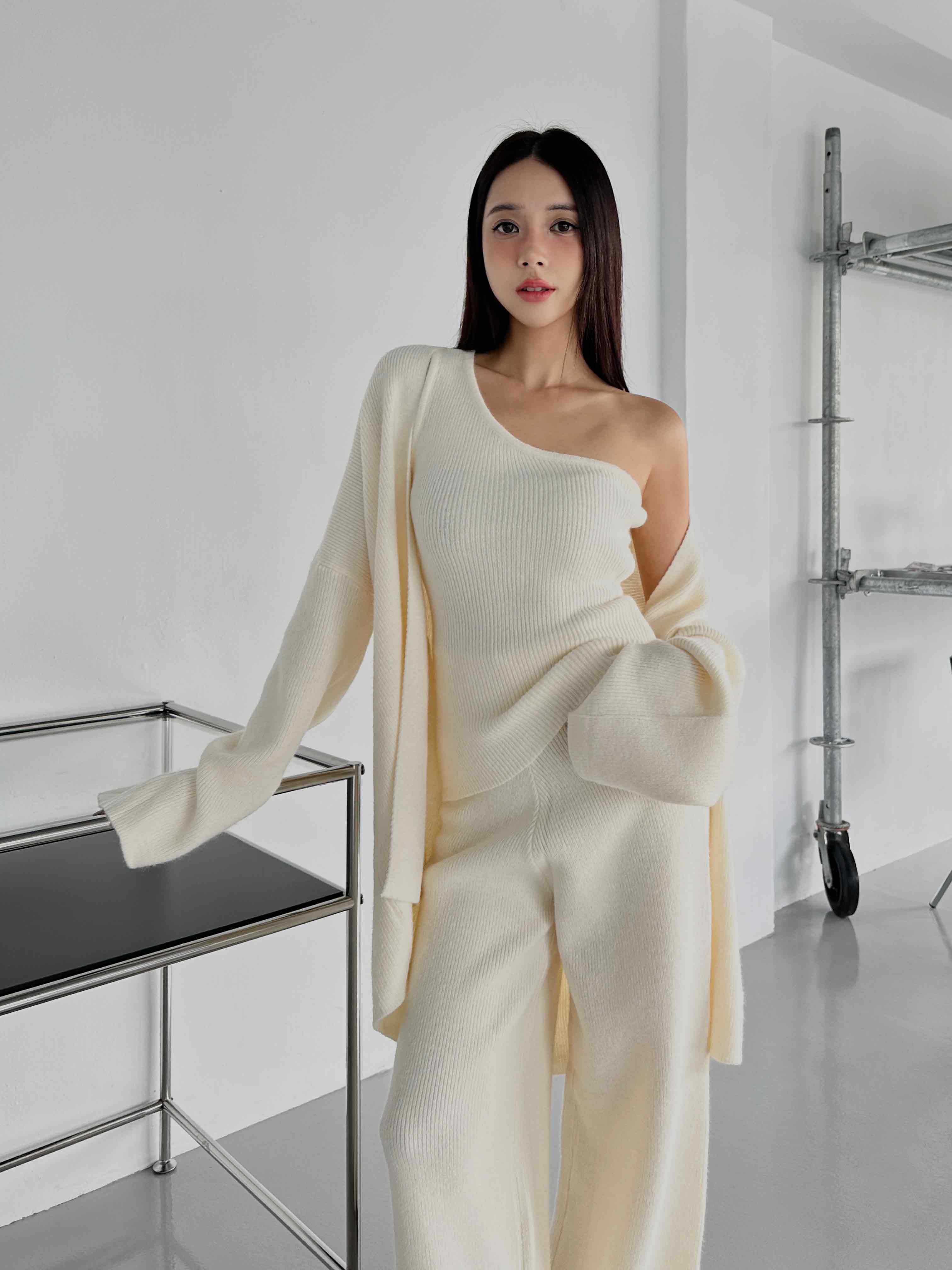 柔感針織三件套裝