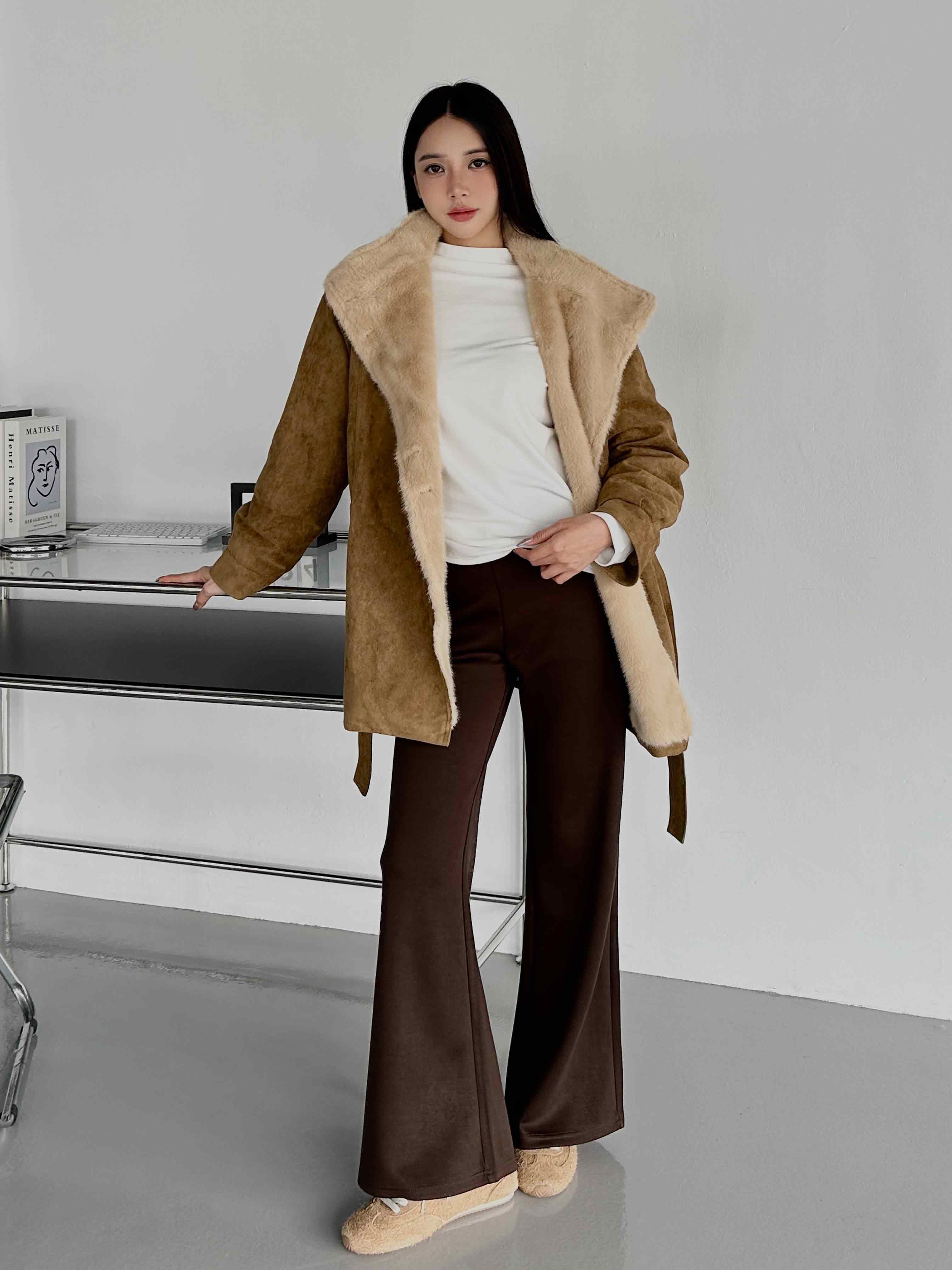 毛絨麂皮外套 (附帶)