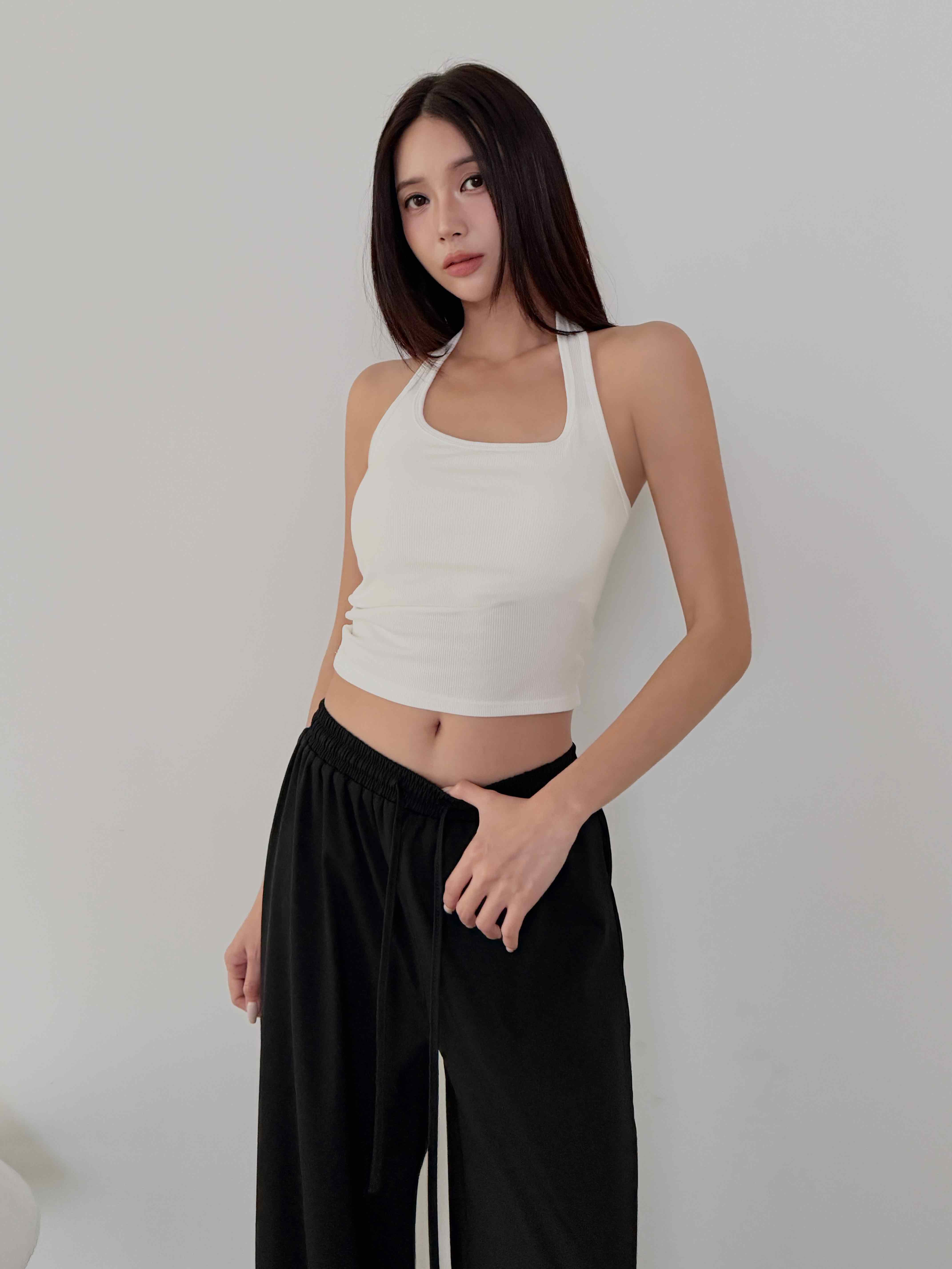 棉彈繞脖美背 BRA TOP