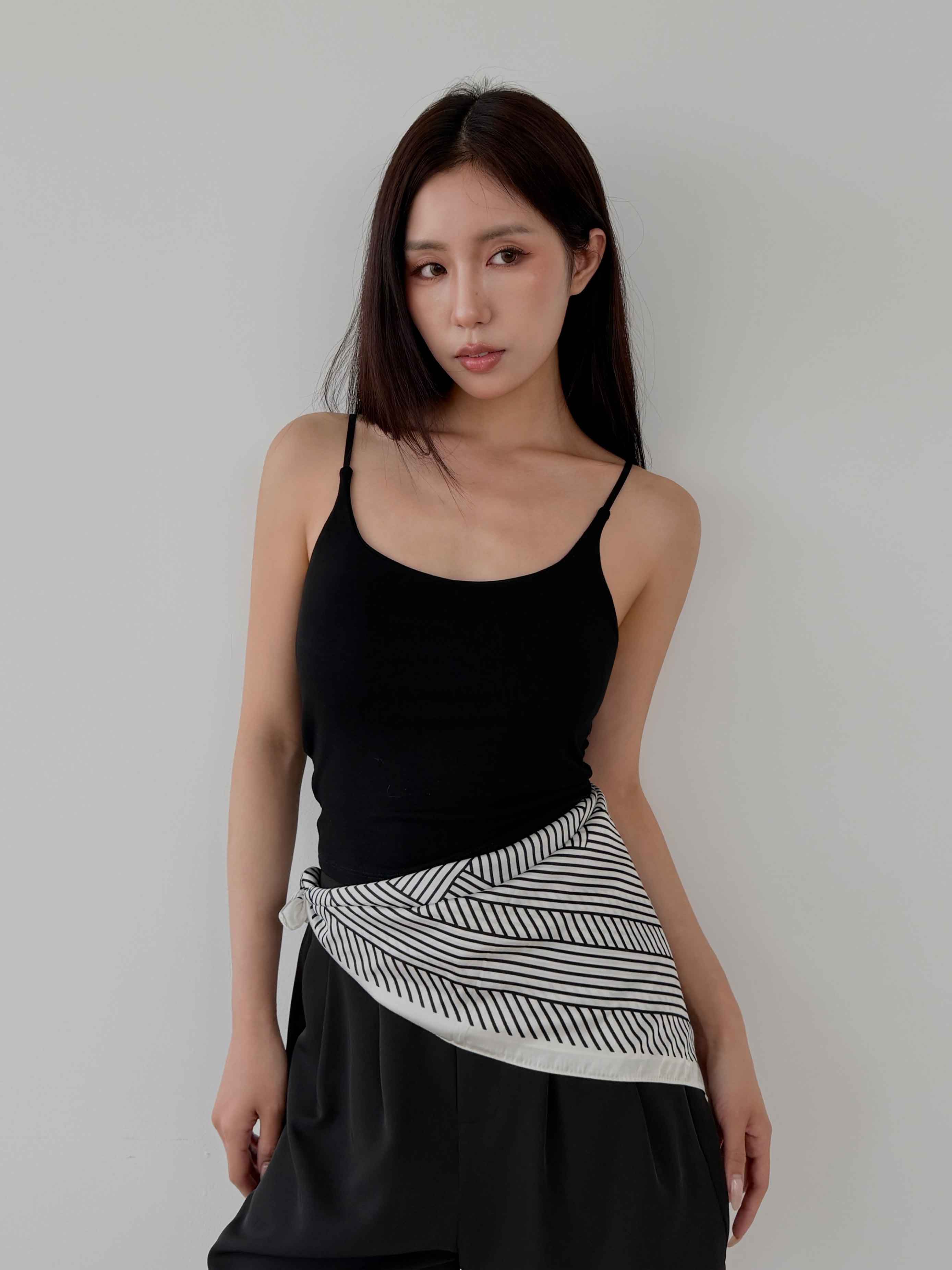 棉質彈力可調肩 BRA TOP