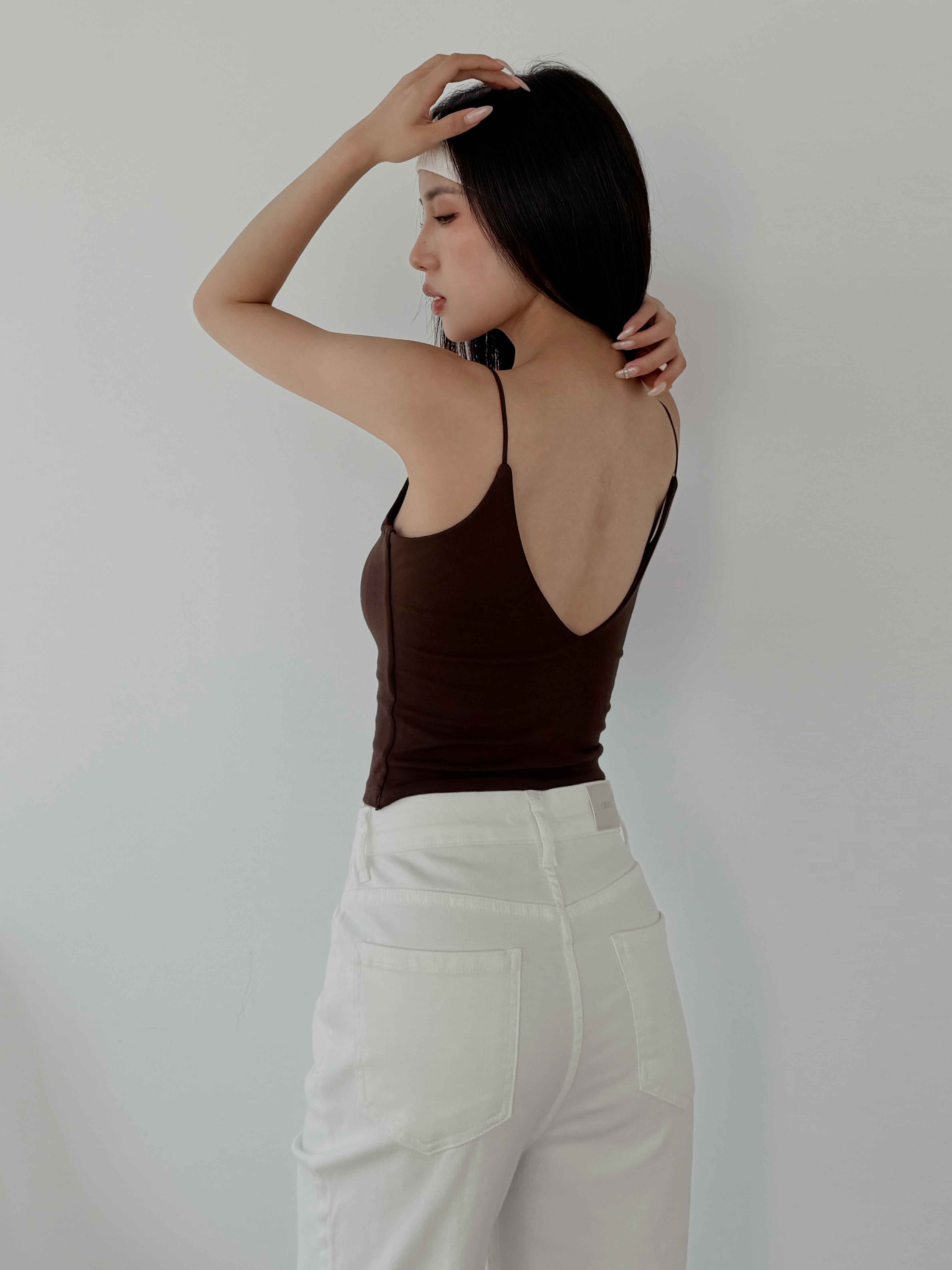 棉彈後V美背 BRA TOP