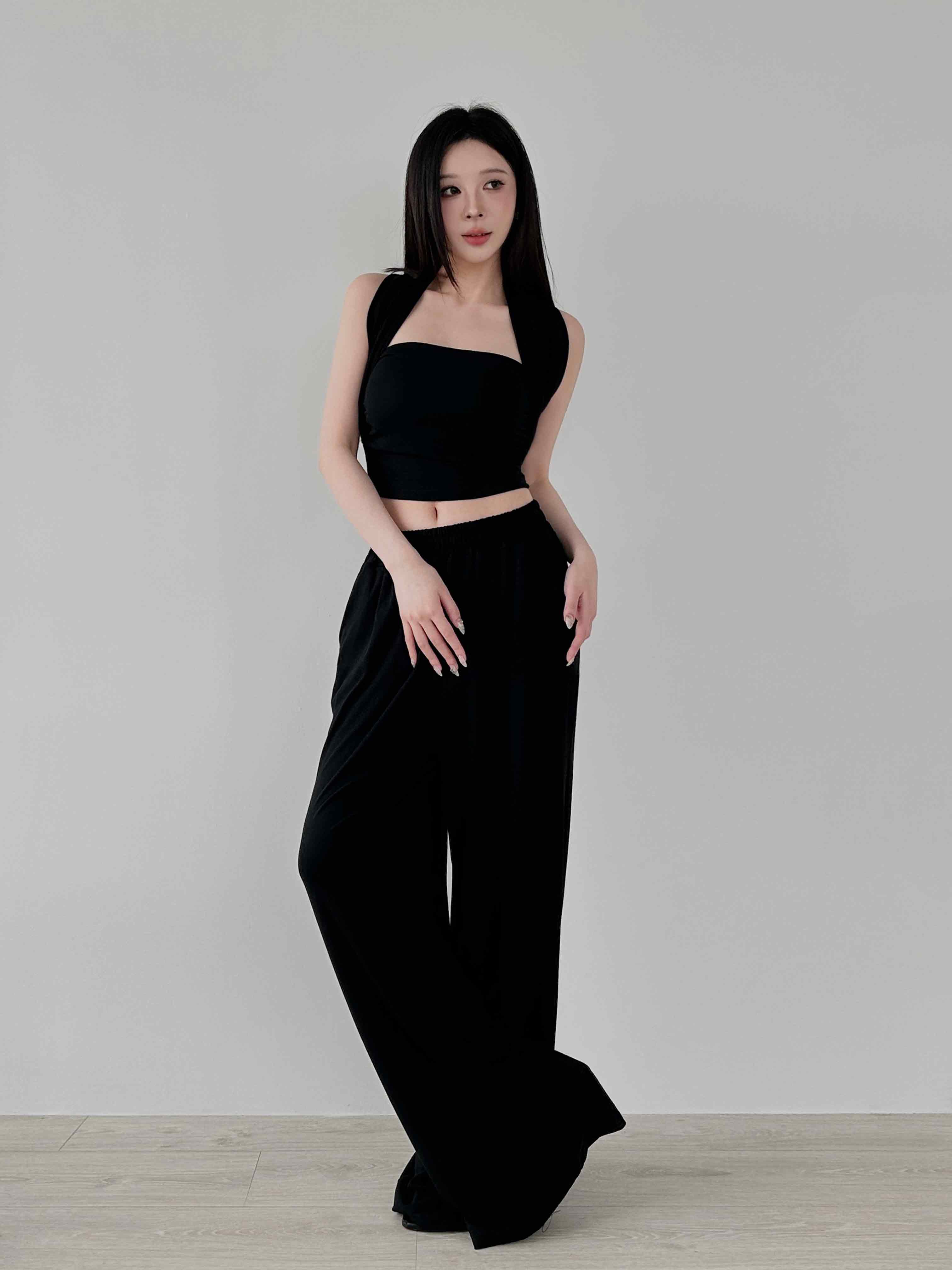 棉質 BRA TOP 長褲套裝