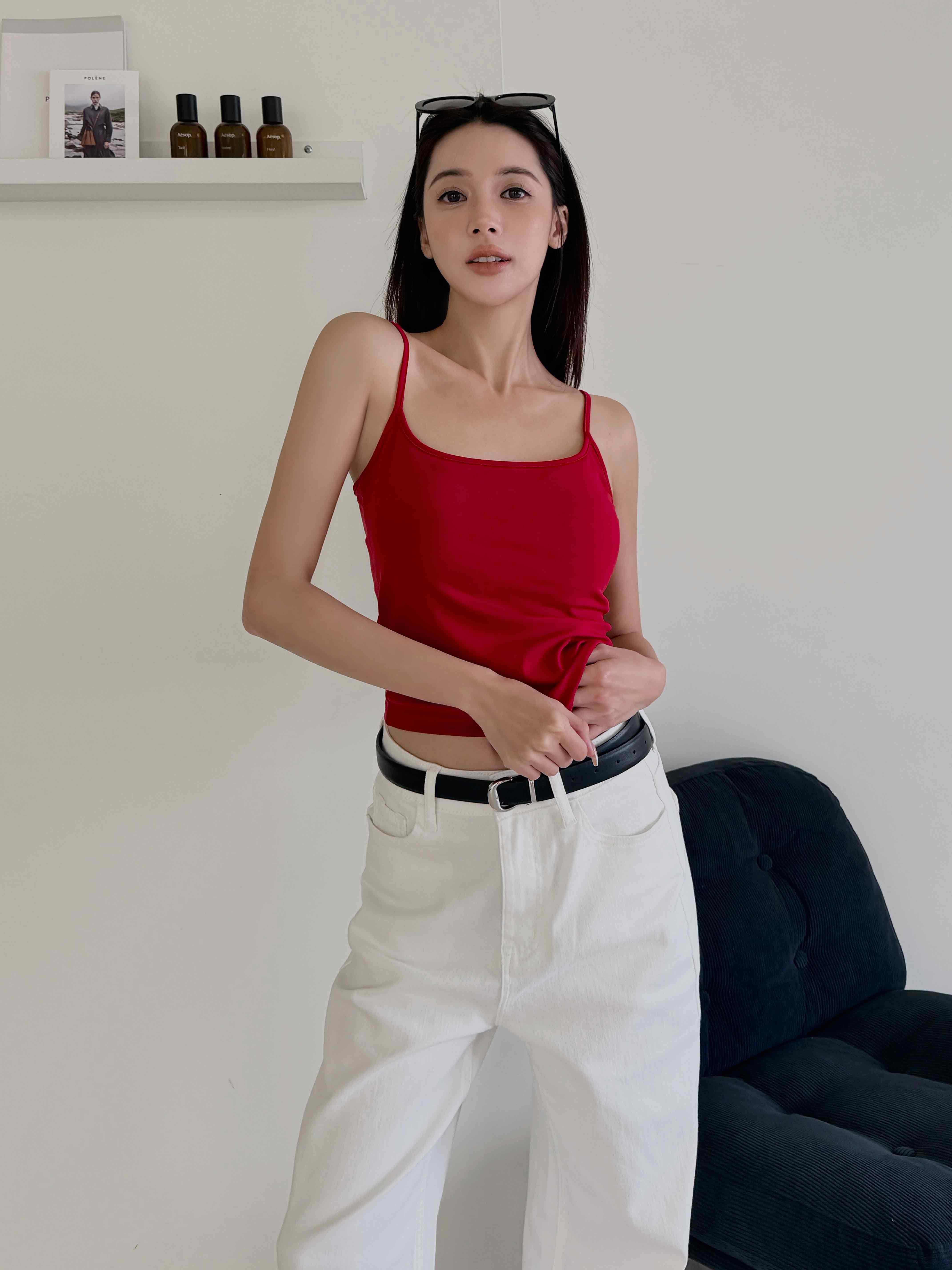 萊賽爾彈力細肩 BRA TOP
