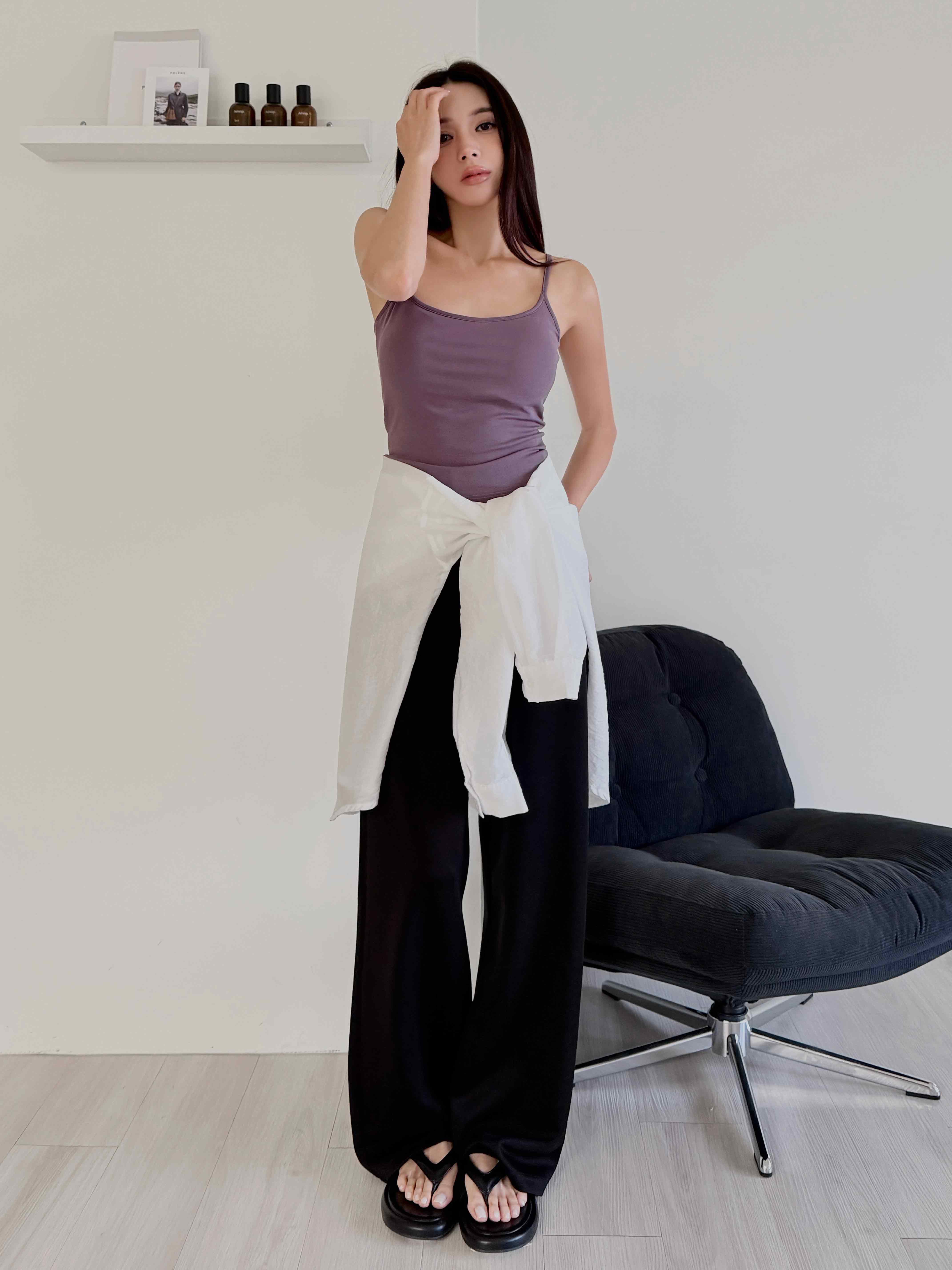 萊賽爾彈力細肩 BRA TOP